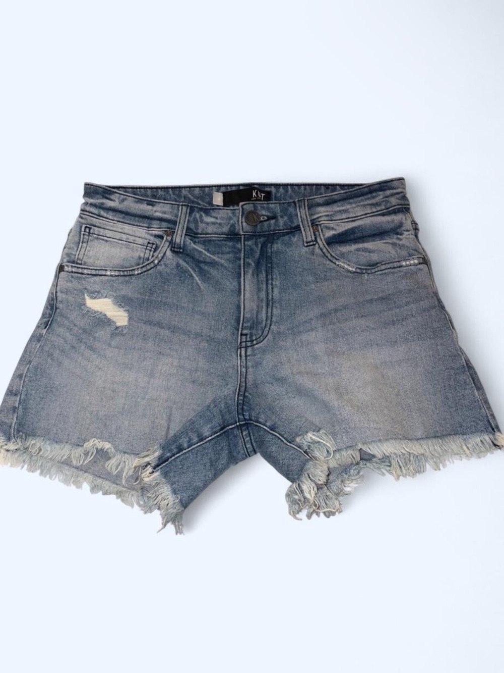 KUT from the Kloth High Rise Denim Shorts